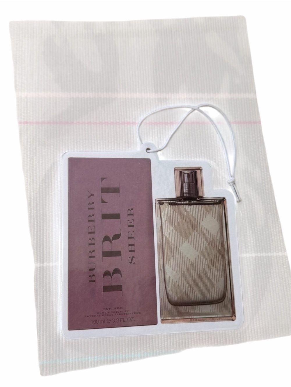 Burberry Brit Sheer Hanging Scent Tag —SEALED